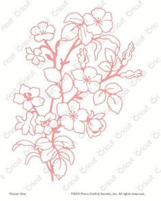 Flower Vine / Suaje de Corte Para Hacer Fondo de Flores y Hojas Descontinuado Cuttlebug