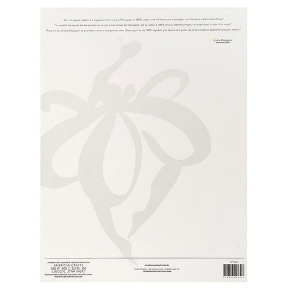 Paper Fashion Hot Press Watercolor Paper / Paquete de Papel Para Acuarela Papel para Arte American Crafts