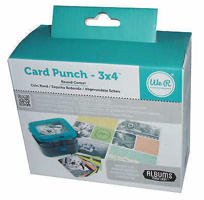 Card Punch Round Corner / Perforadora de Esquina Redondeada Descontinuado We R Memory Keepers