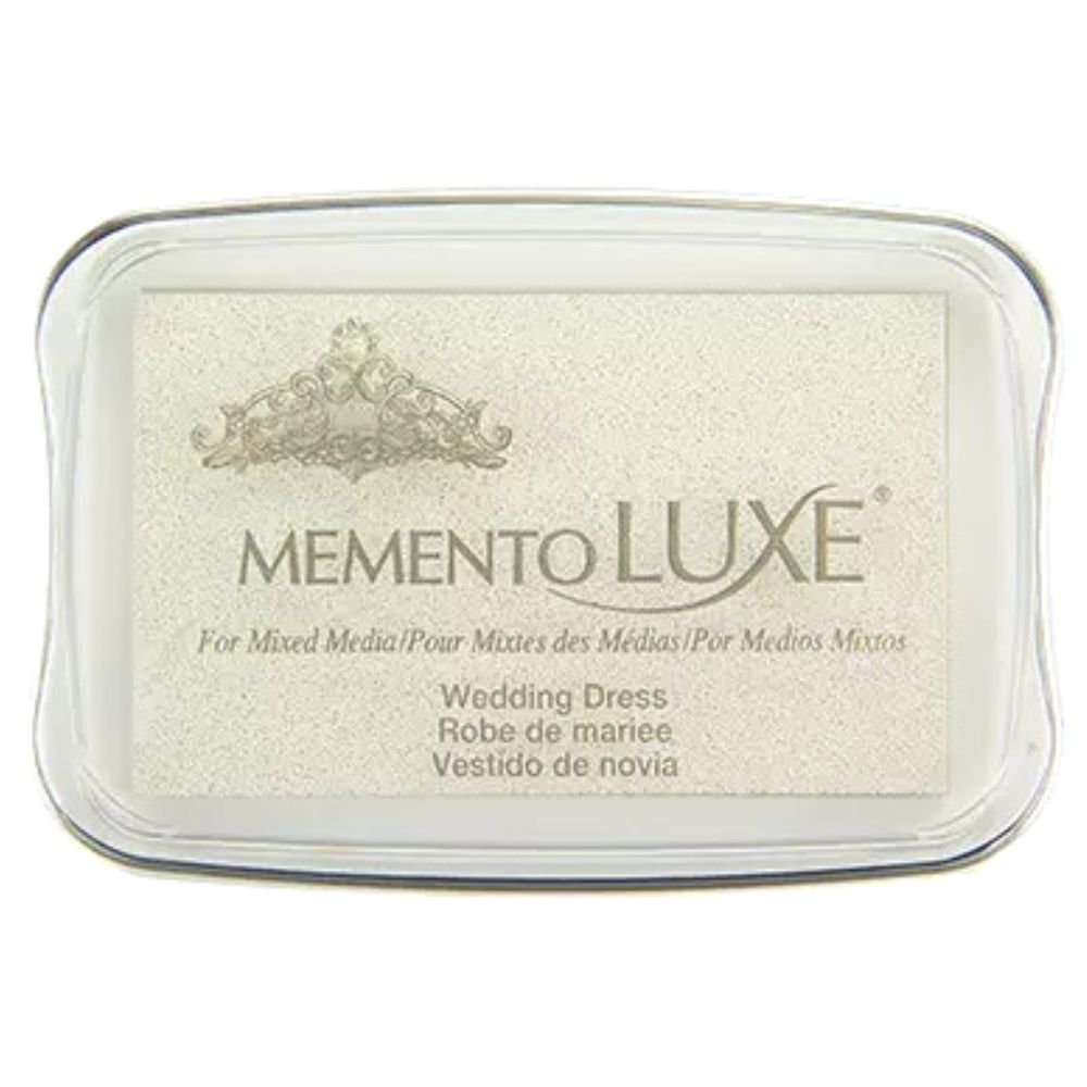 Wedding Dress Memento Luxe / CojÃn de Tinta para Sellos Blanca Tintas TSUKINEKO