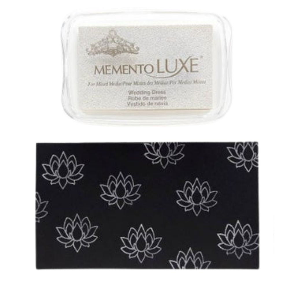 Wedding Dress Memento Luxe / CojÃn de Tinta para Sellos Blanca Tintas TSUKINEKO