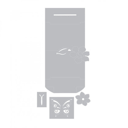 Thinlits Table Tent floral Dies / Suaje de Corte de Tarjeta Floral Descontinuado Sizzix