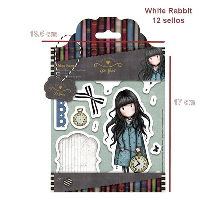 Sellos de Goma Cling Gorjuss / Gorjuss White Rabbit Descontinuado Santoro