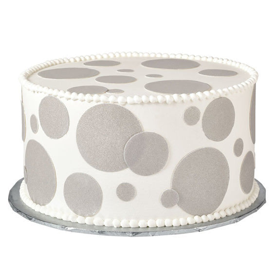 Hoja de Papel Comestible Plata / Sugar Sheet Shimmering Silver DESCONTINUADO Wilton