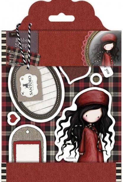 Sellos de Goma Cling Gorjuss / Gorjuss Winter´s Night Descontinuado Santoro