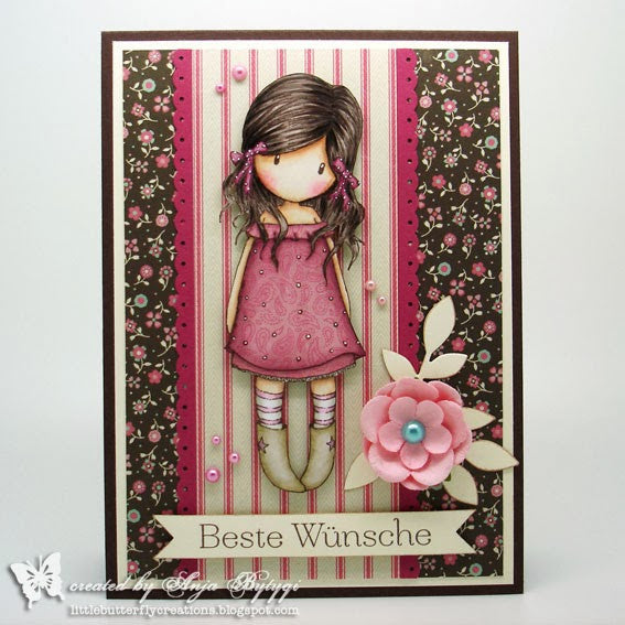 Sellos de Goma Cling Gorjuss / Gorjuss You Brought Me Love Descontinuado Santoro