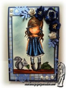 Sellos de Goma Cling Gorjuss / Gorjuss You Brought Me Love Descontinuado Santoro