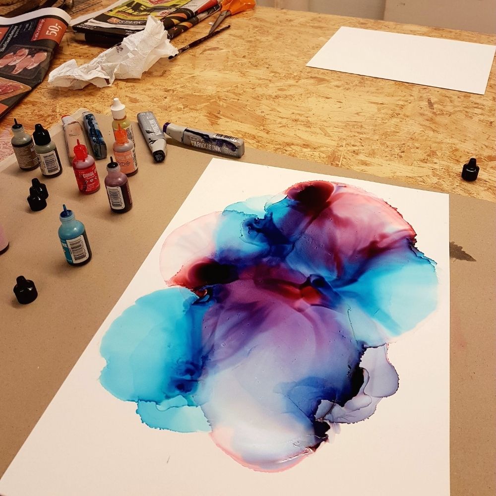 Alcohol Ink White Yupo Paper / 10 Hojas de Papel Yupo Blanco Descontinuado Couture Creations